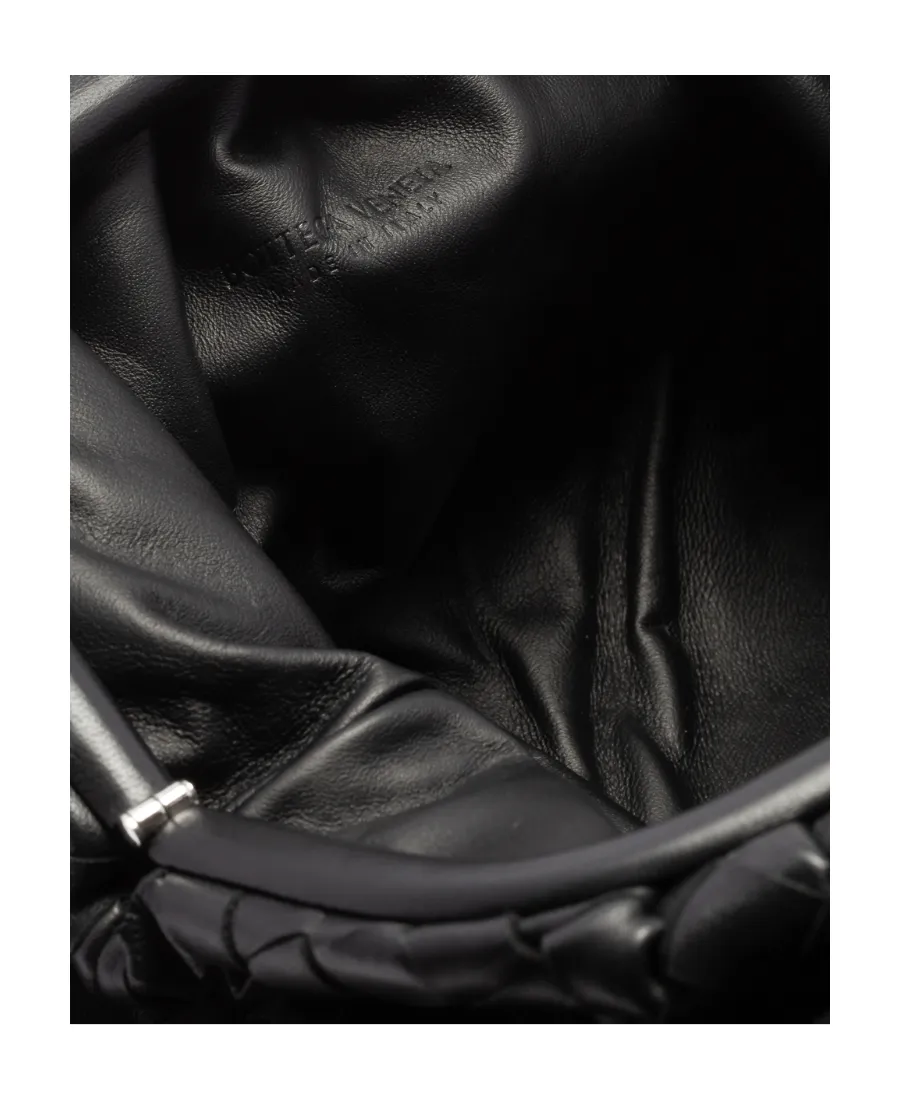 Interwoven-Design Clutch Bag
