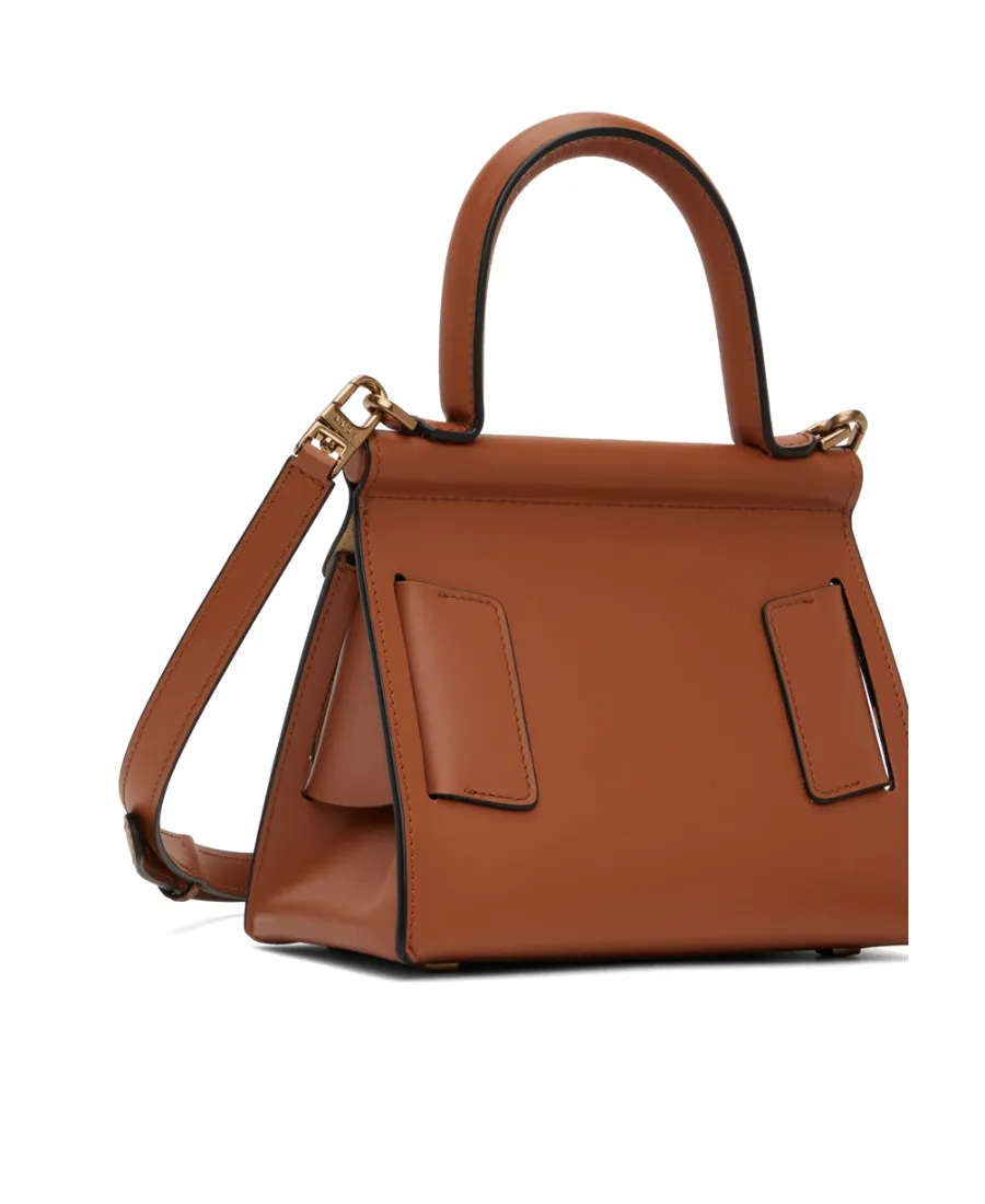Logo Folding Cover Shoulder Bag