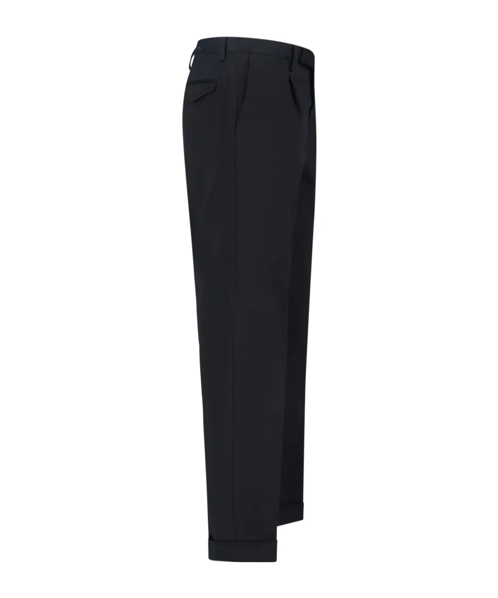 Casual Pants With Belt Loops
