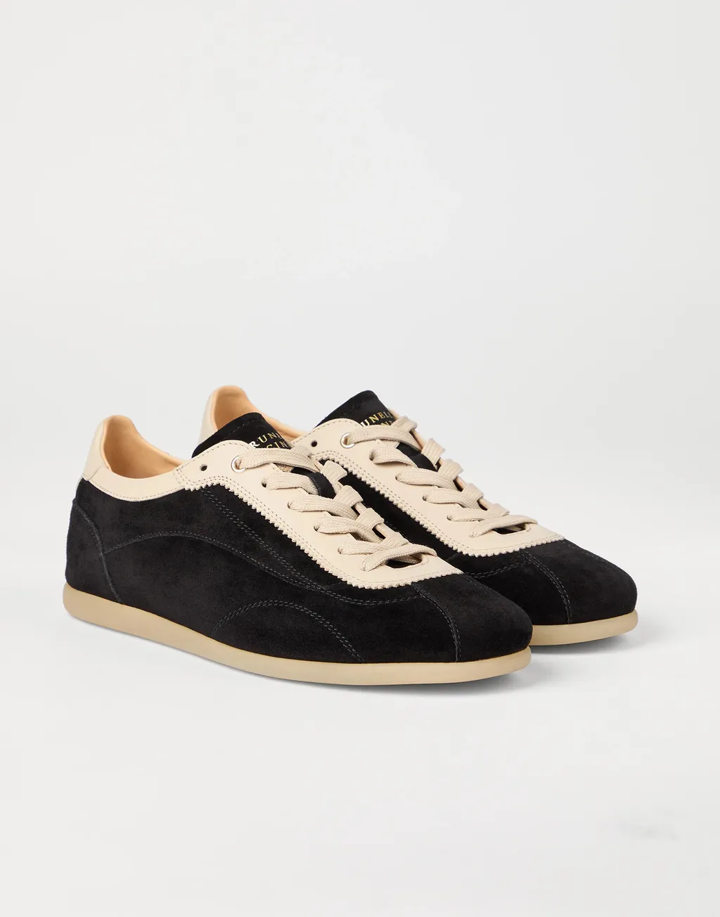 Suede Panelled Sneakers