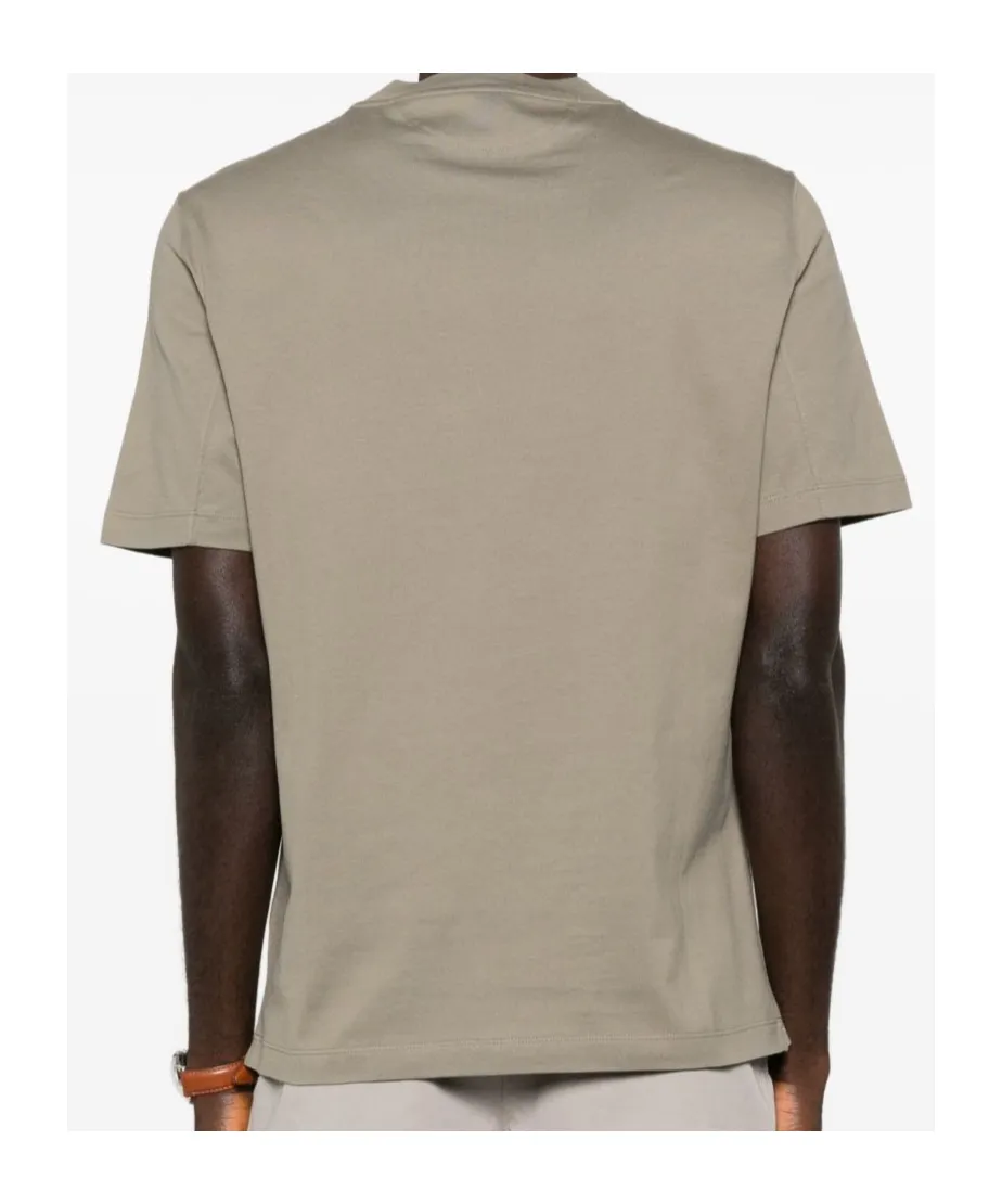 Logo Embroidered Crewneck T-Shirt