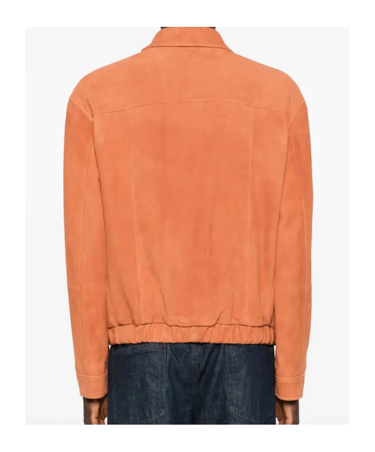 Suede Bomber Jacket