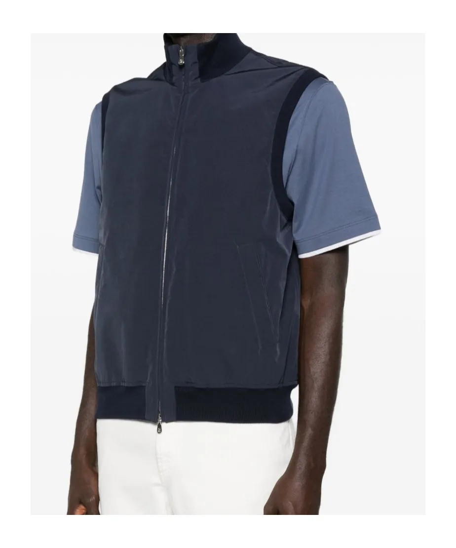 Sleeveless Zip Jacket