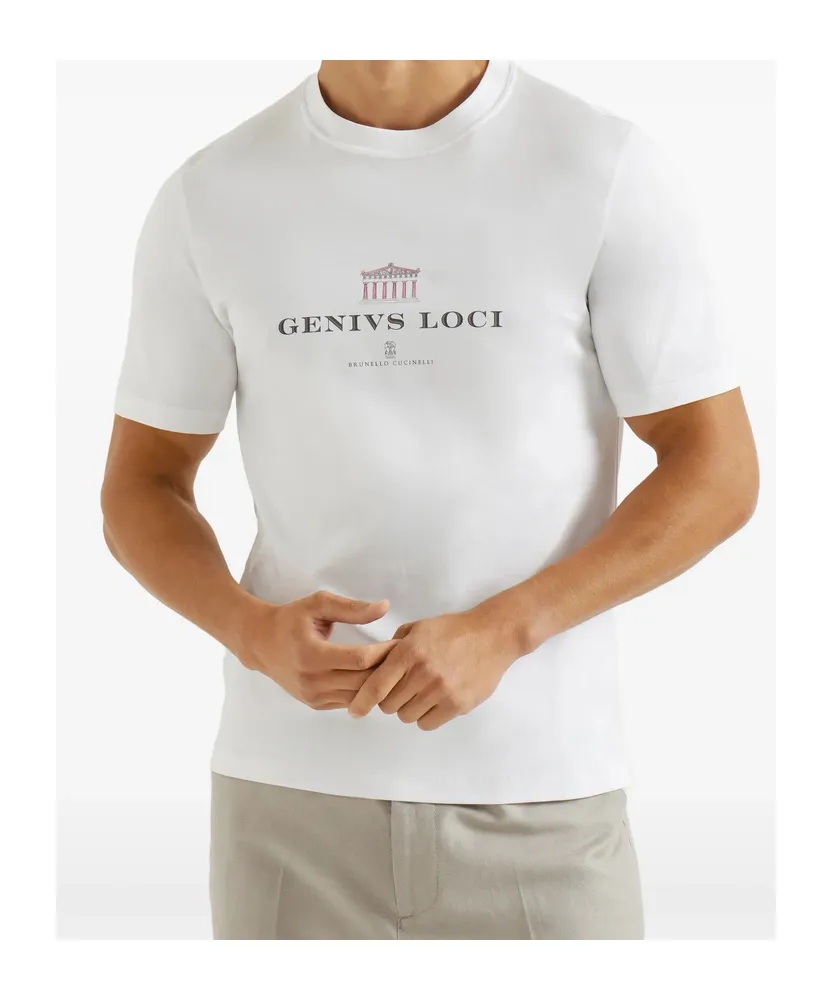 Graphic-Print Crew-Neck T-Shirt