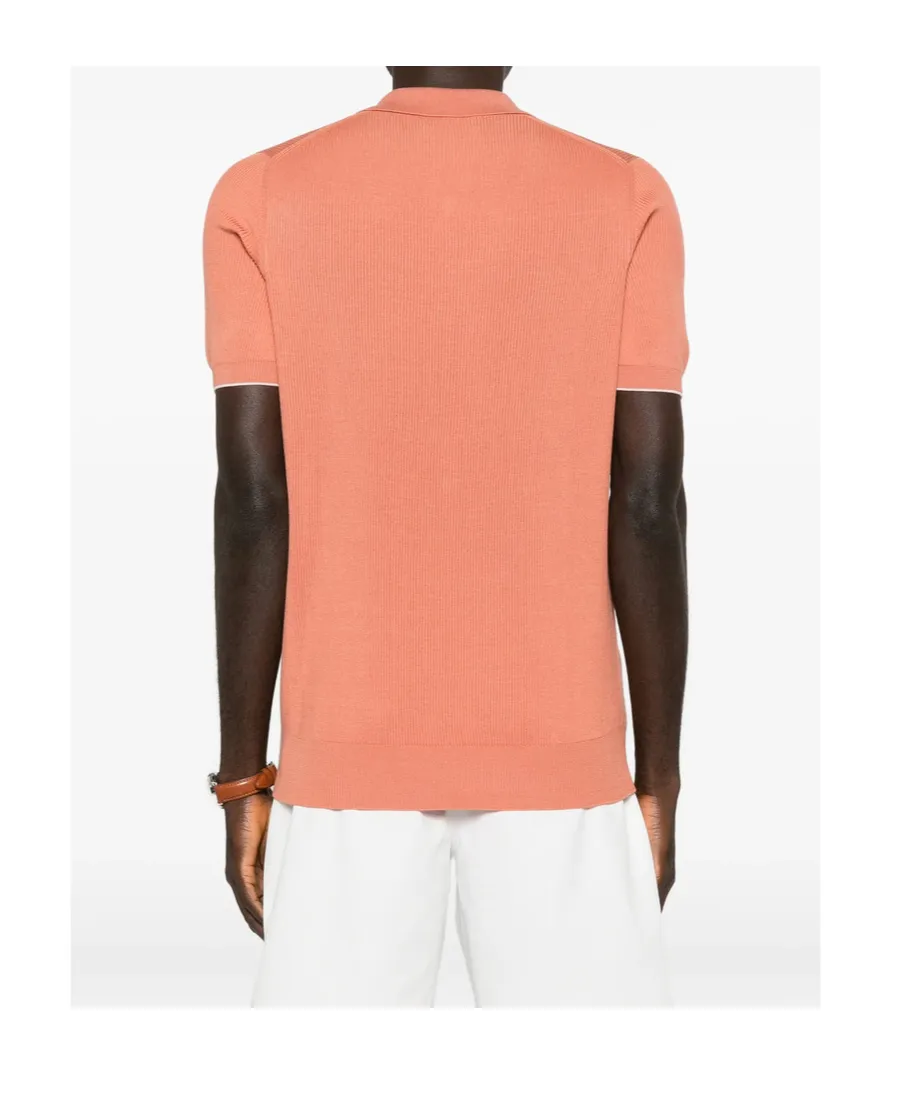 V-Neck Ribbed T-Shirt