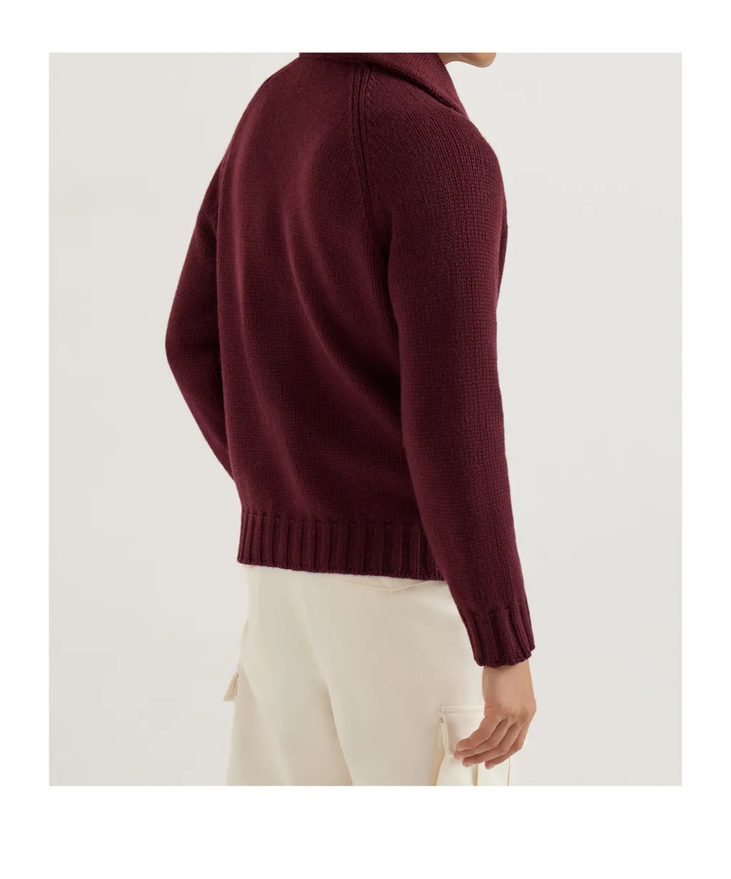 Shawl-Collar Cardigan