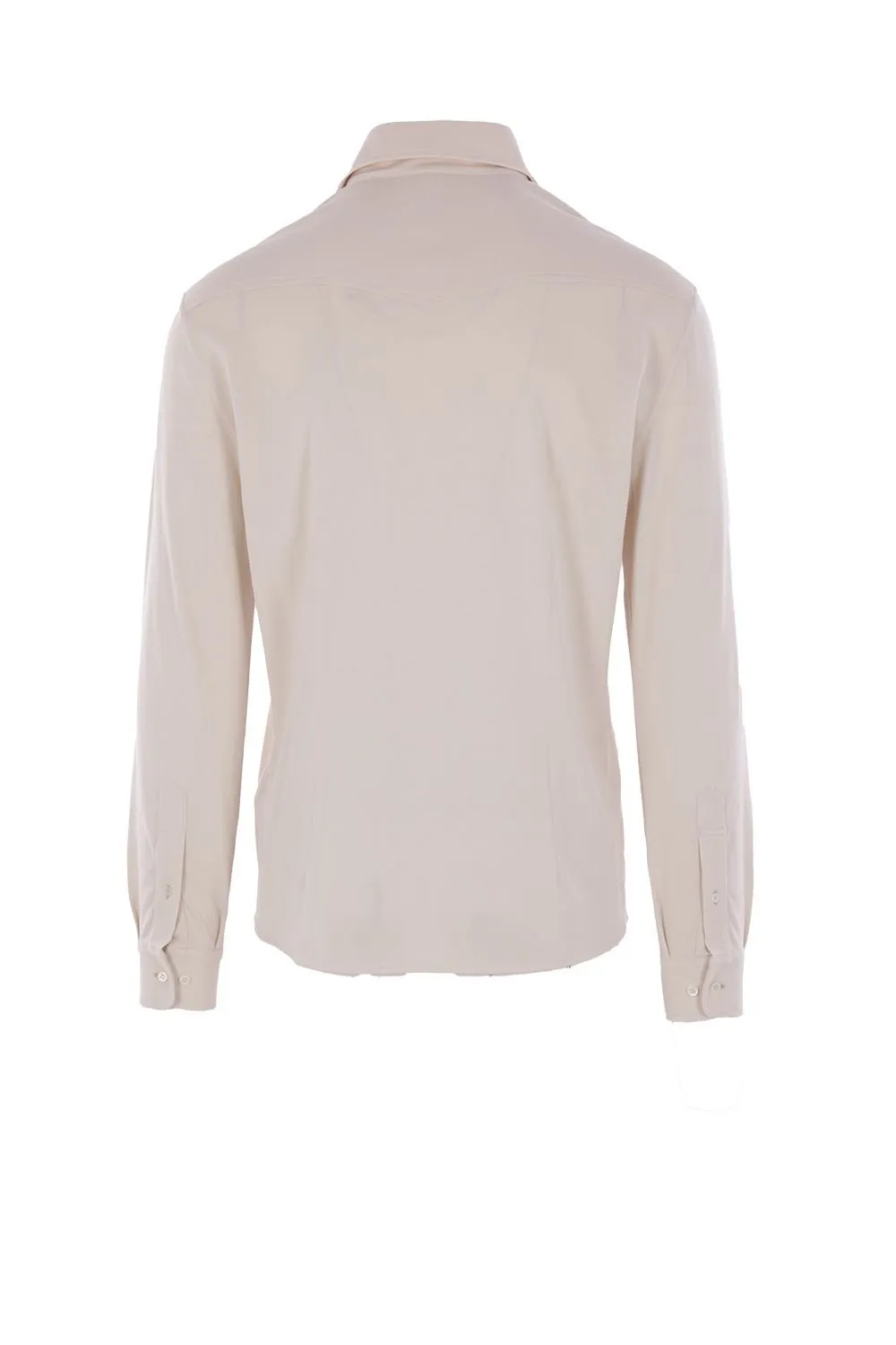 Long-Sleeved Buttoned Shirt