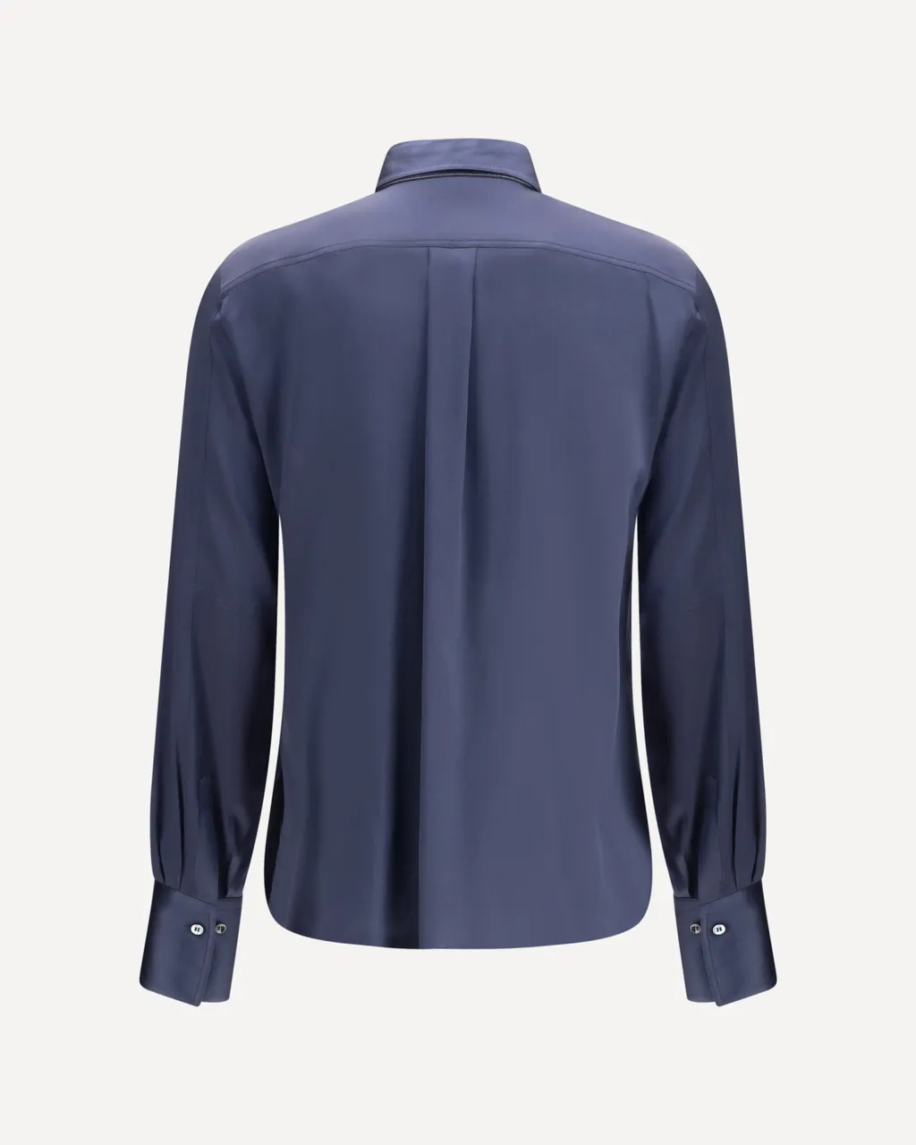 Long-Sleeve Silk Shirt