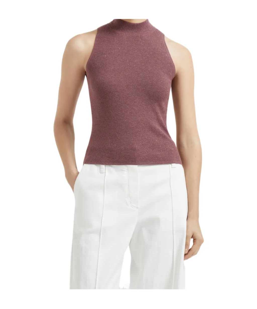 Sleeveless Knitted Vest