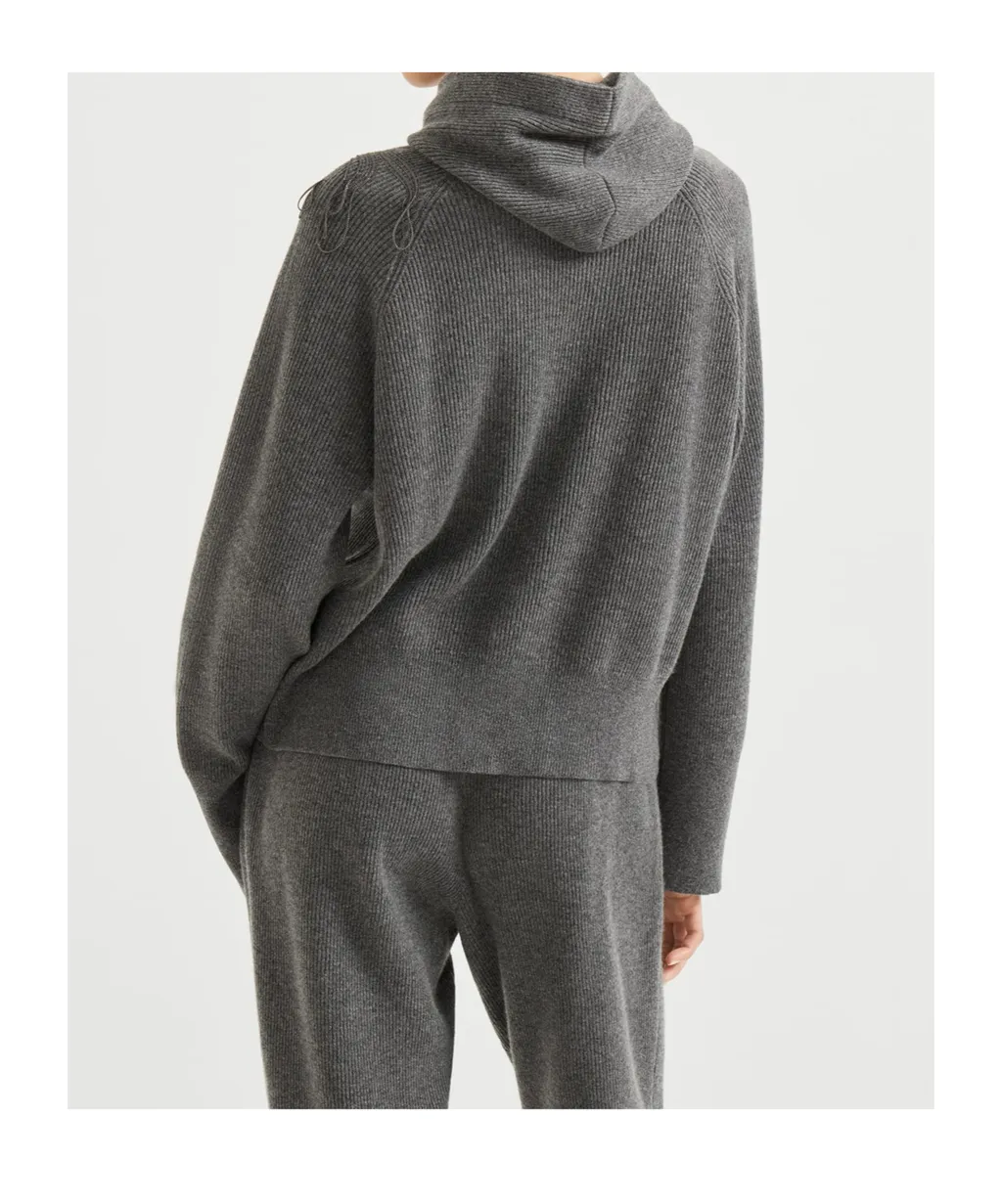 Shiny Flower Embroidered Sweater