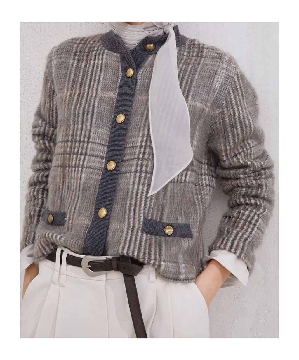 Jacquard Cardigan