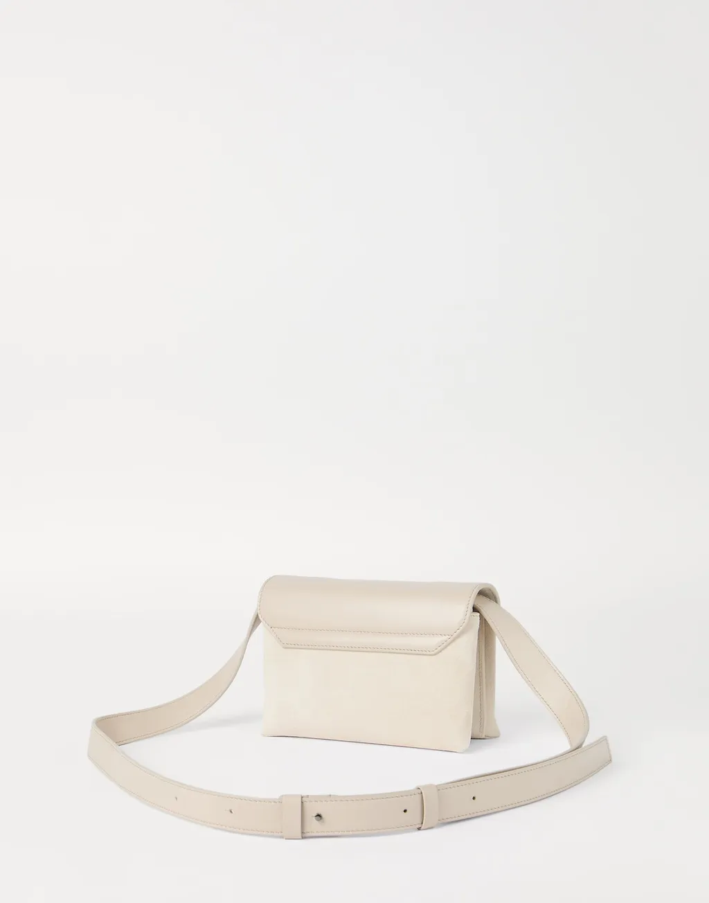 Sartorial Foldover Top Small Bag