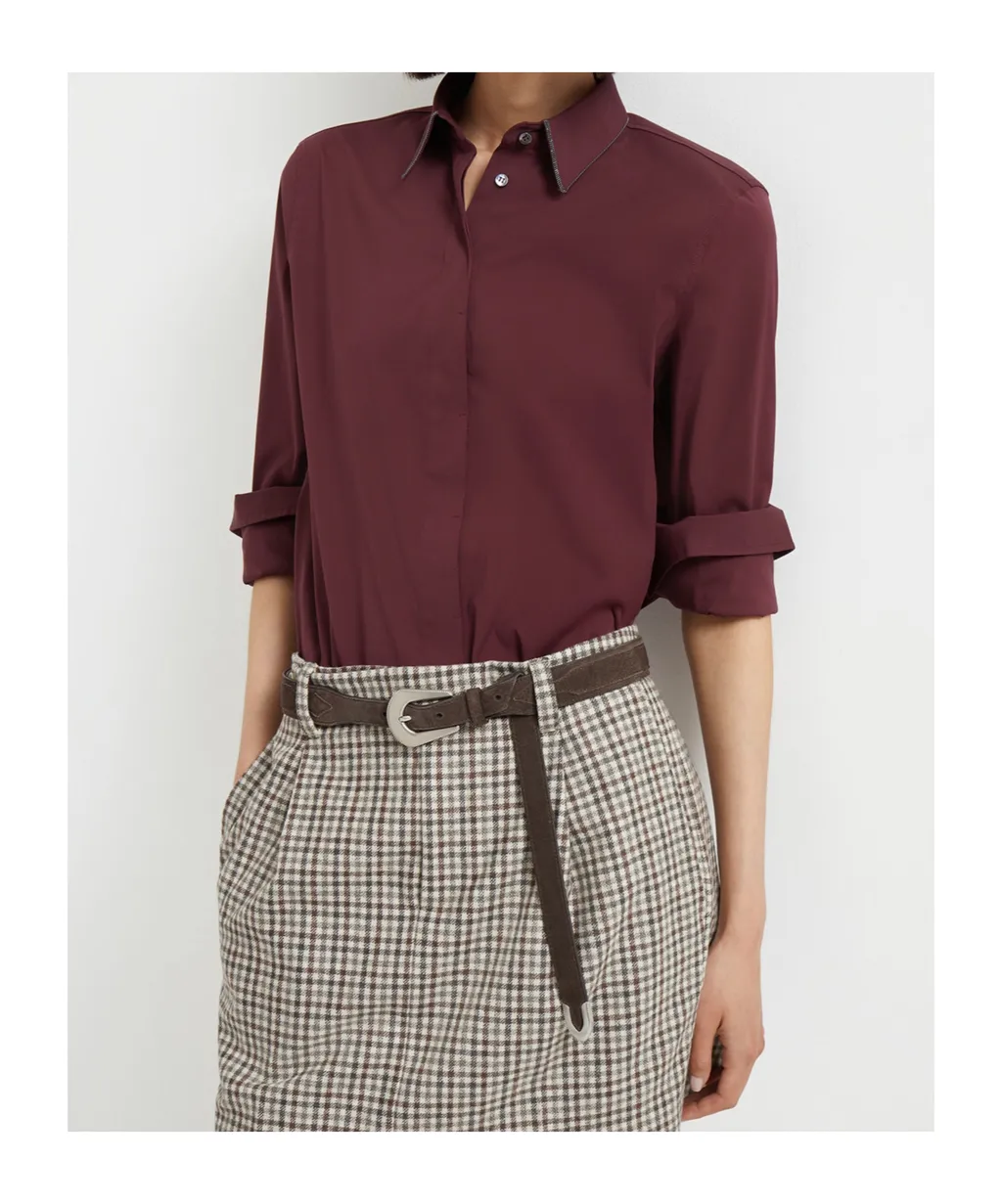 Lapel Long Sleeve Shirt