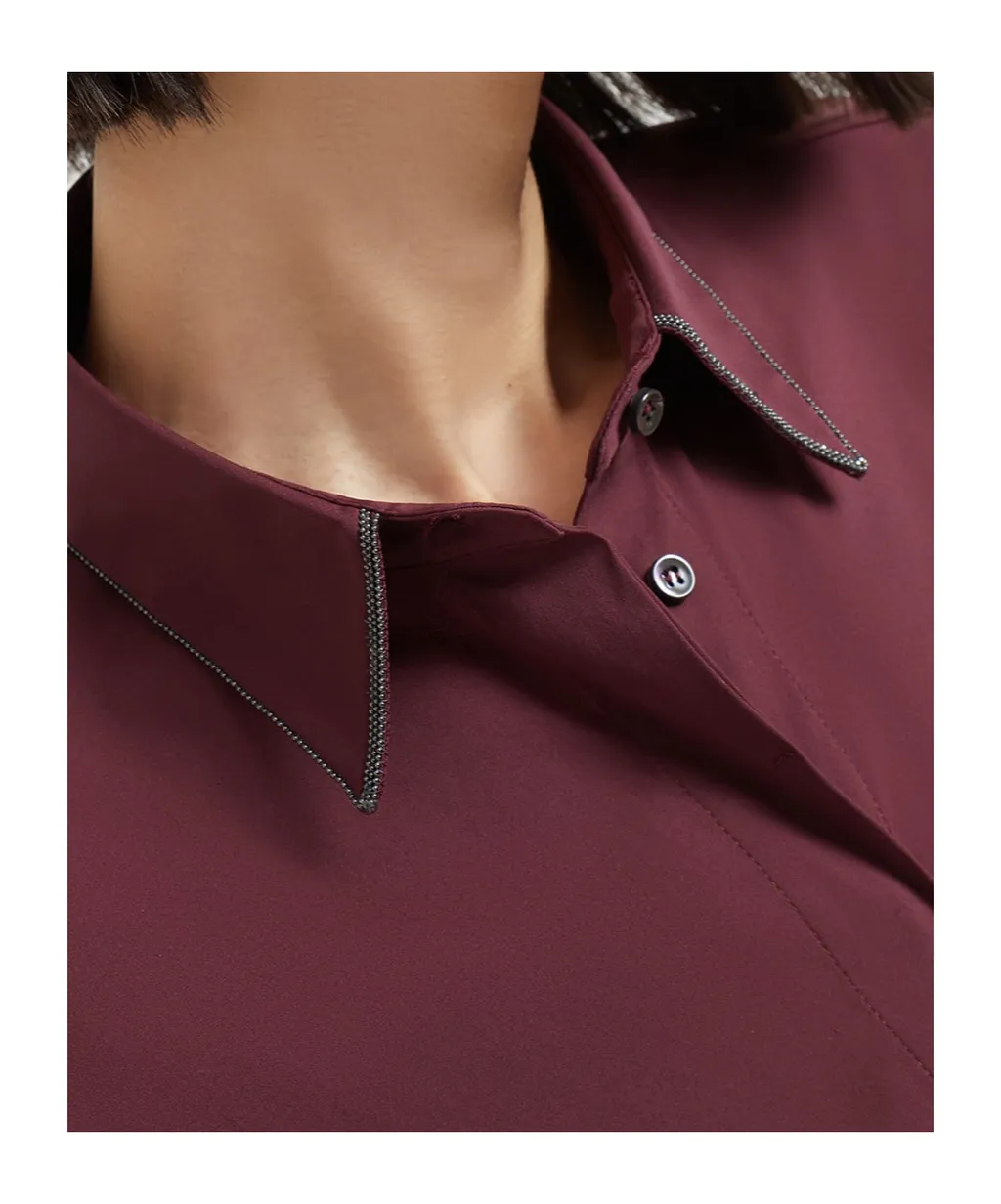 Lapel Long Sleeve Shirt