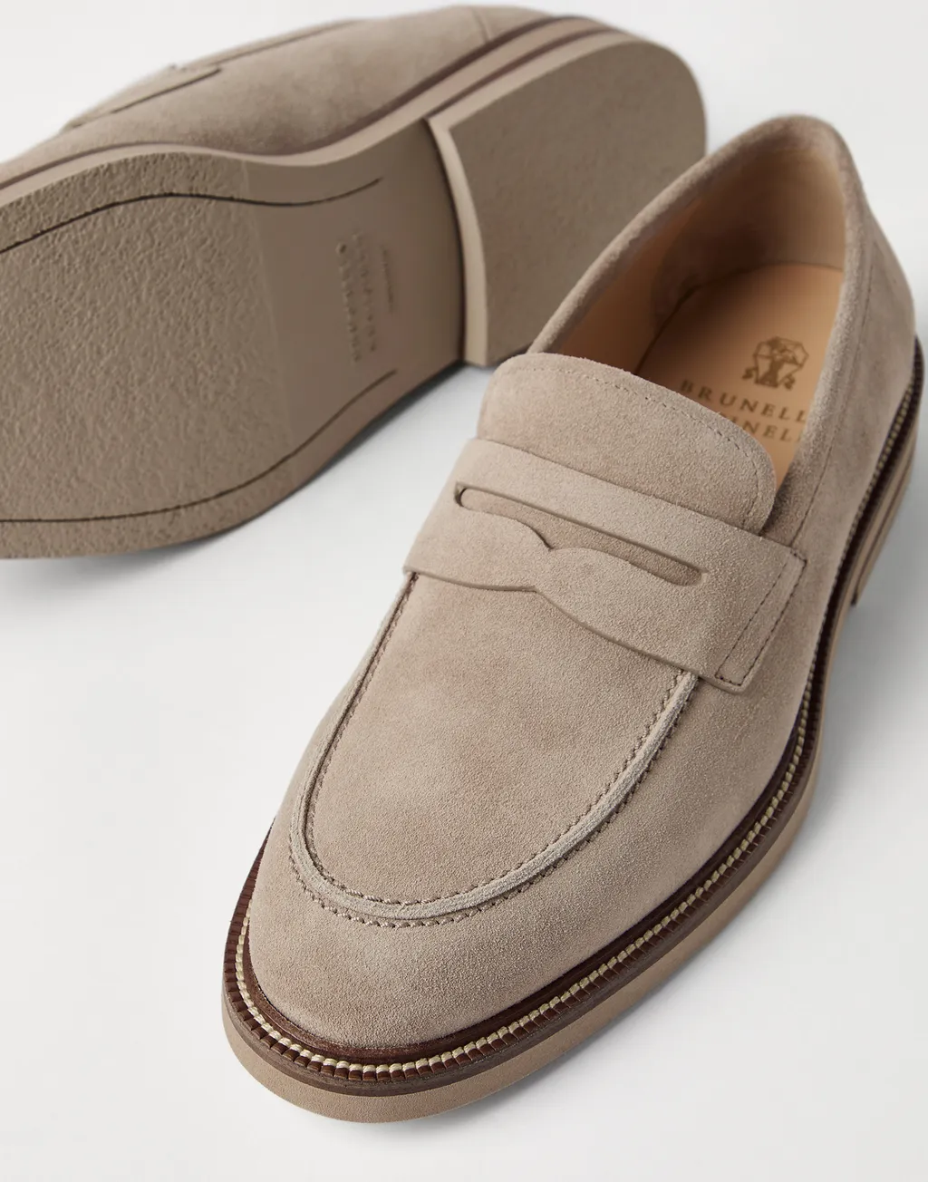 Round Toe Penny Loafers