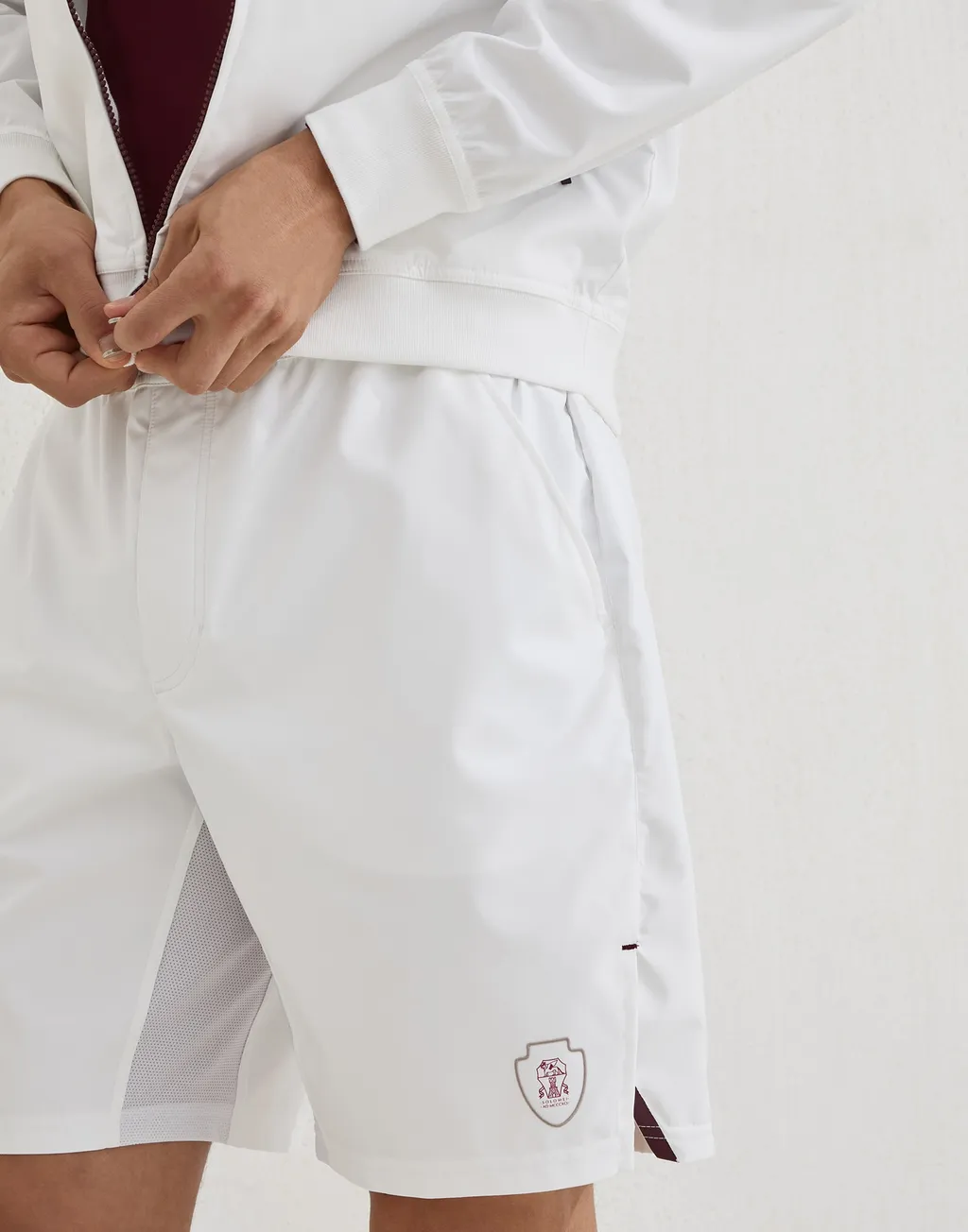 Nylon Shorts With Logo