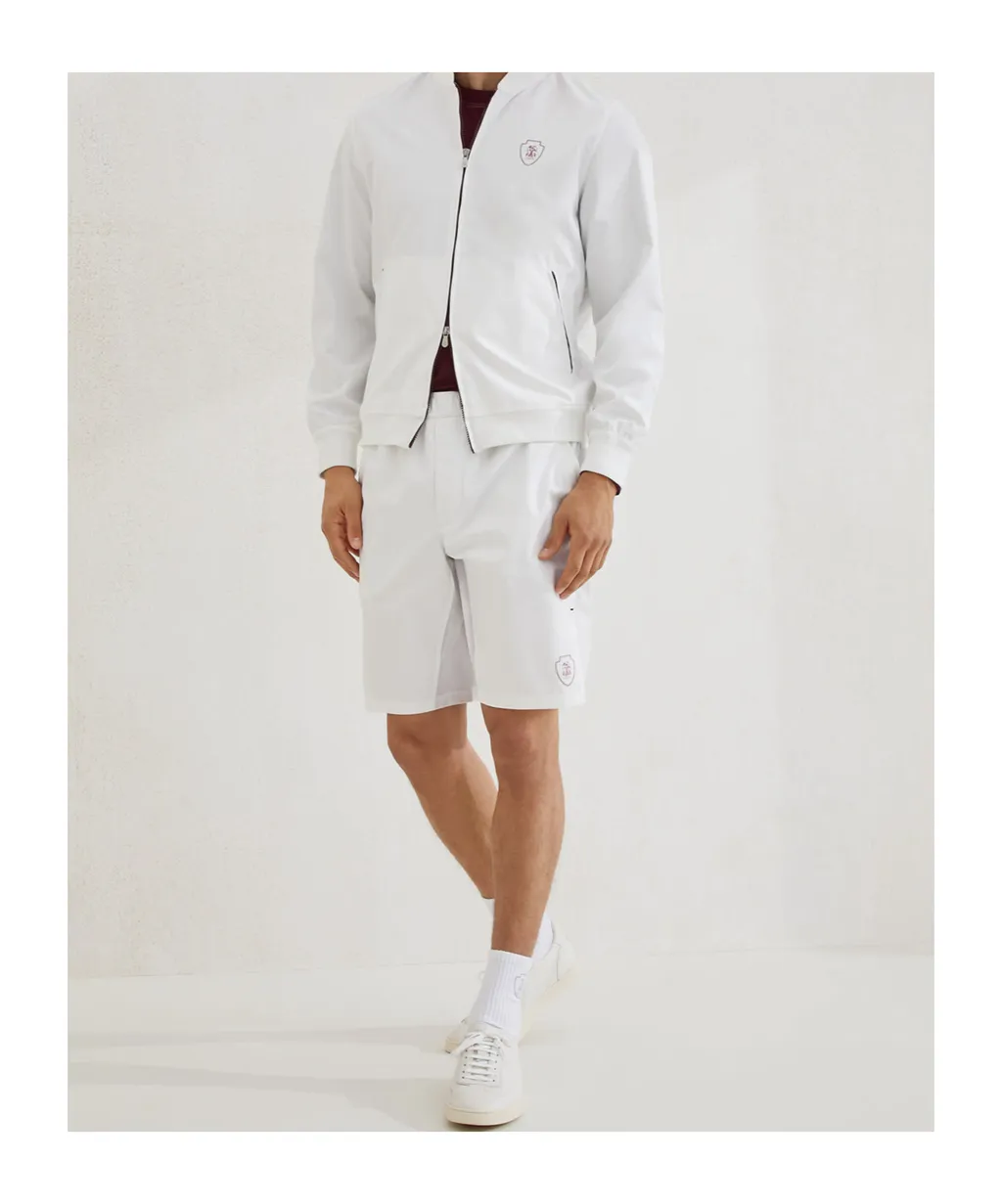 Nylon Shorts With Logo