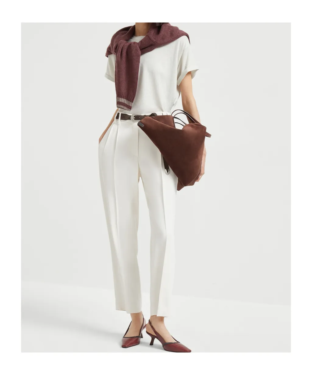Sparkling Striped Cuffs Jumper