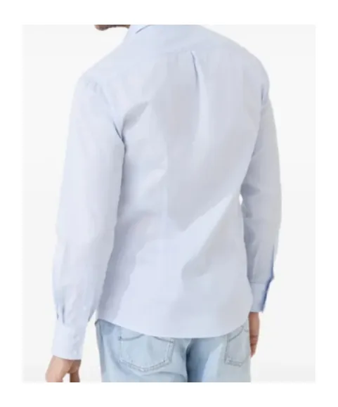 Button-Up Long-Sleeved Shirt