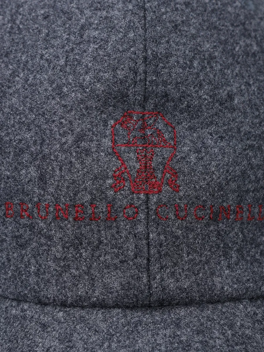 Embroidered Wool Cap