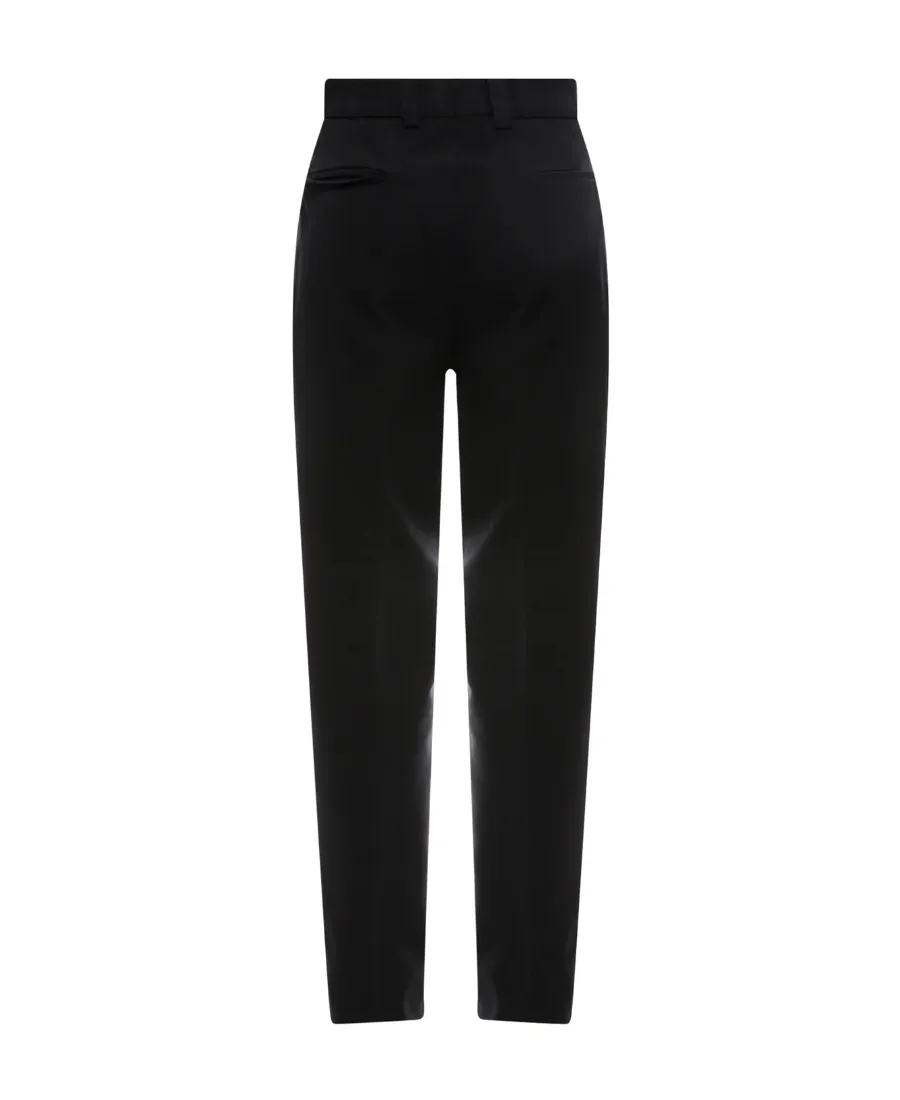 Cropped Cotton Trousers