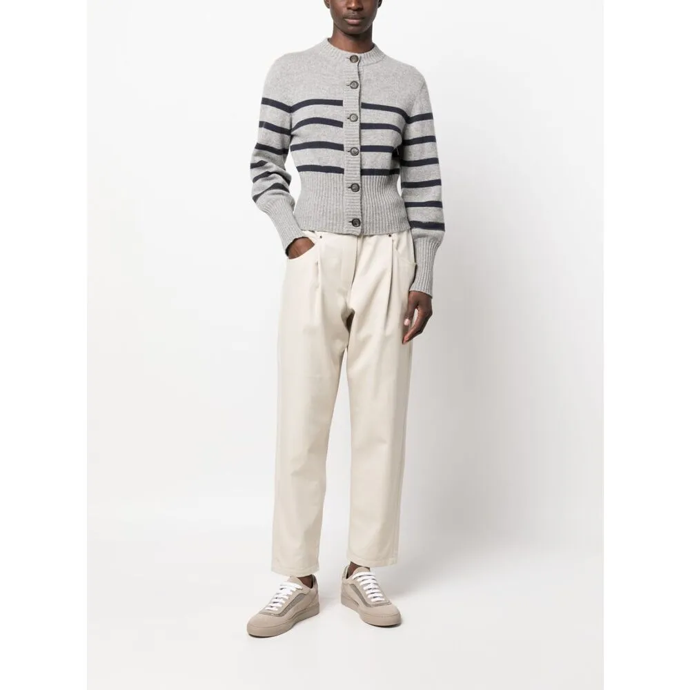 High Waist Straight Leg Trousers