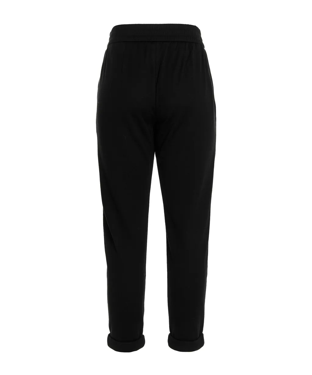 Drawstring Tapered Sweatpants