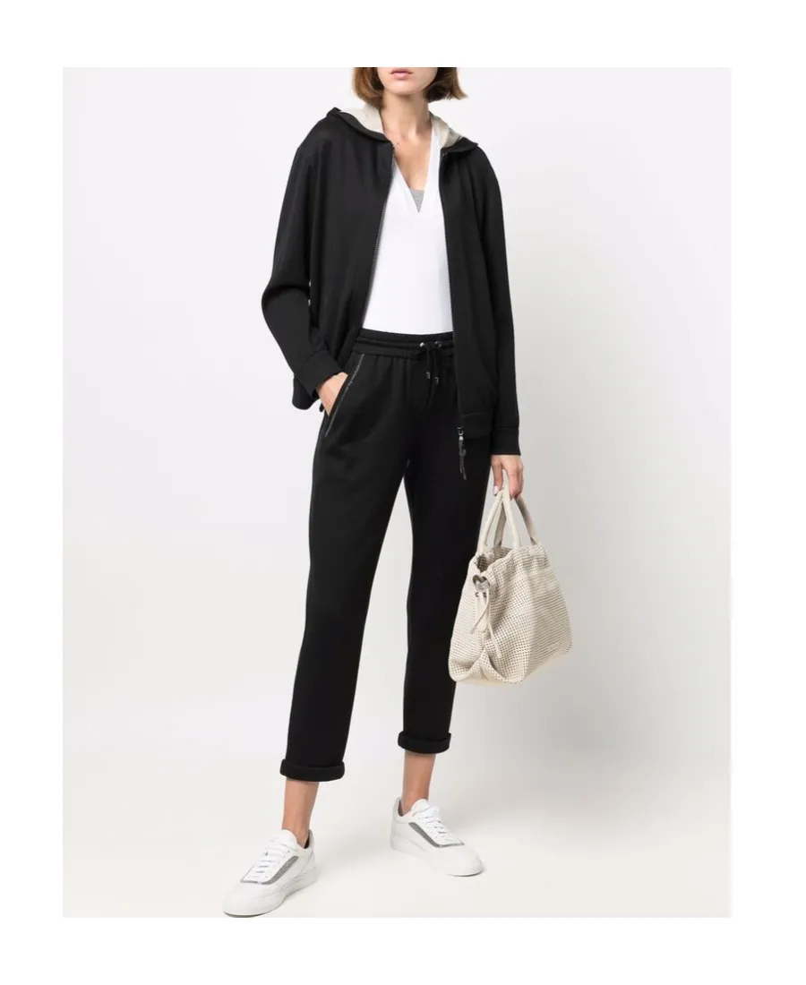 Drawstring Tapered Sweatpants