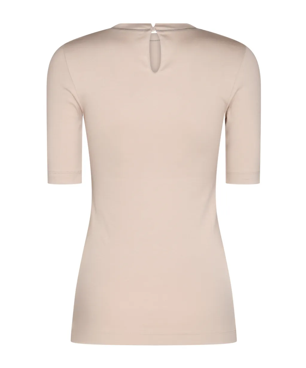 Crewneck Short-Sleeved Top