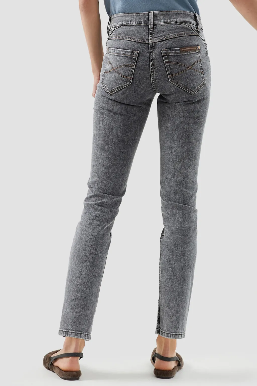 Five-Pocket Zipper Jeans