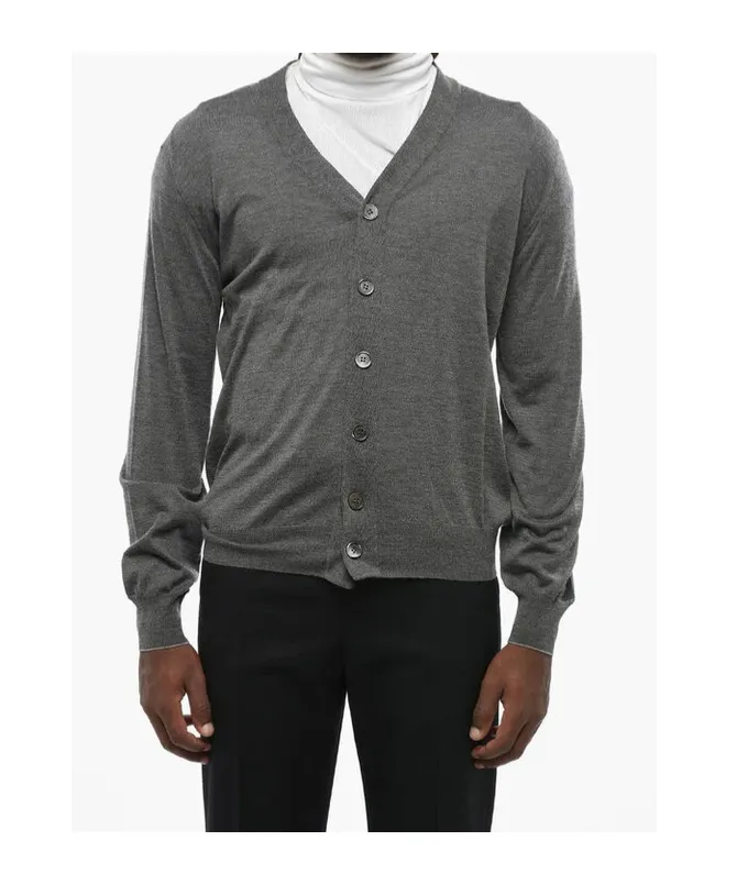 V-Neck Knitted Cardigan