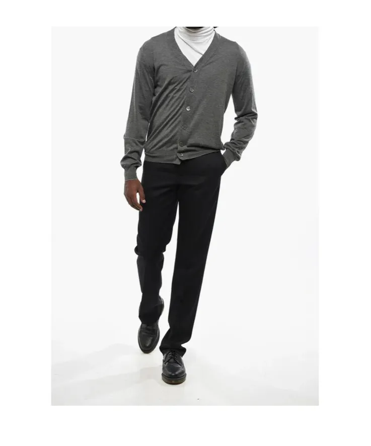 V-Neck Knitted Cardigan