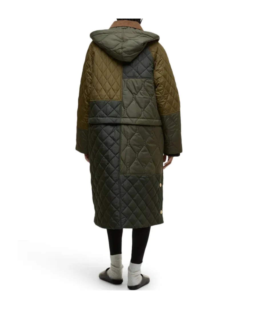 Cookston Quilted Single-Breasted Coat