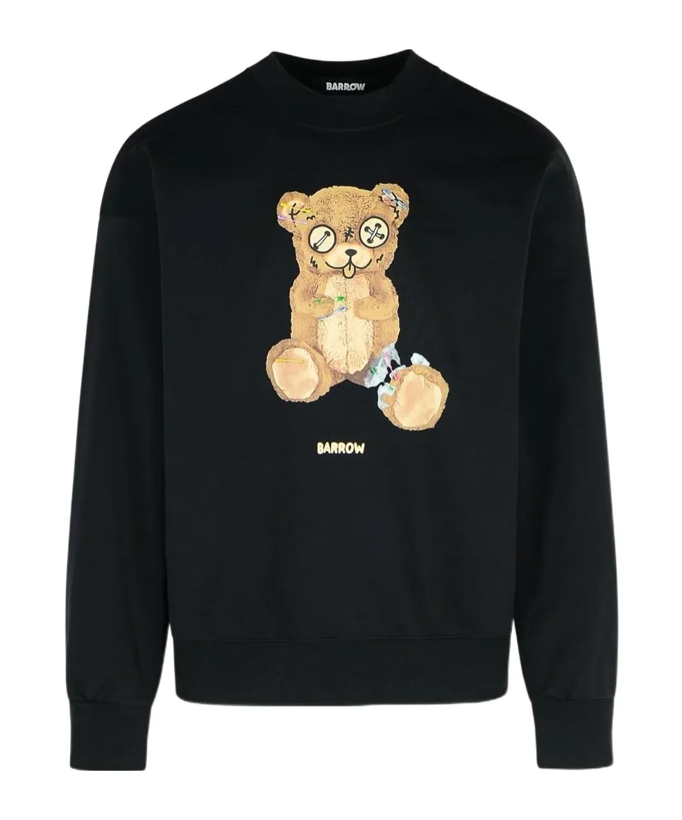 Teddy-Printed Crewneck Sweatshirt