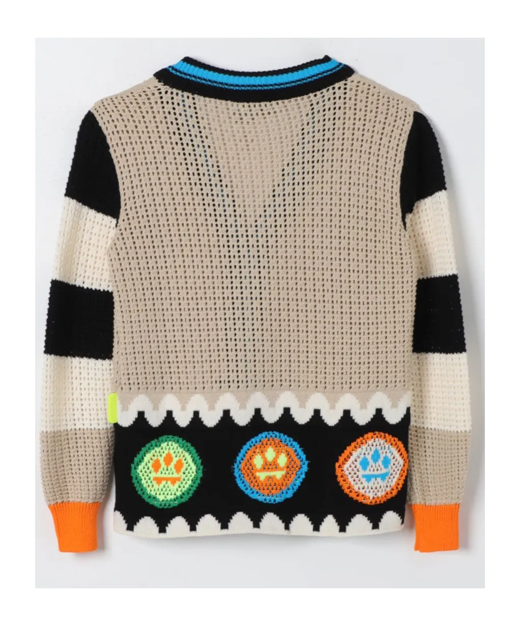 Open-Knit Cotton Cardigan