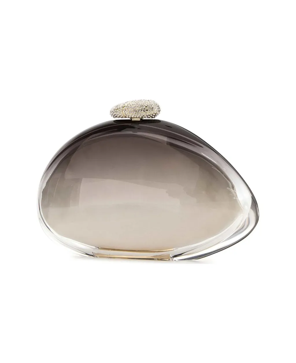 Embellished Clasp Fastened Clutch
