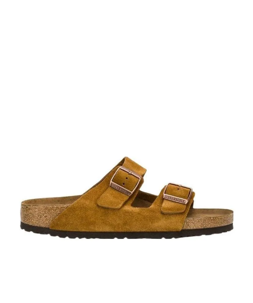 Buckle Detailed Slip-On Sandals