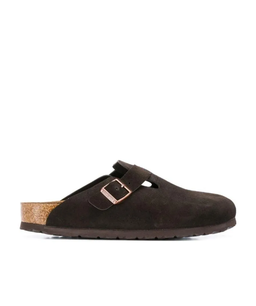Buckle Detailed Slip-On Sandals