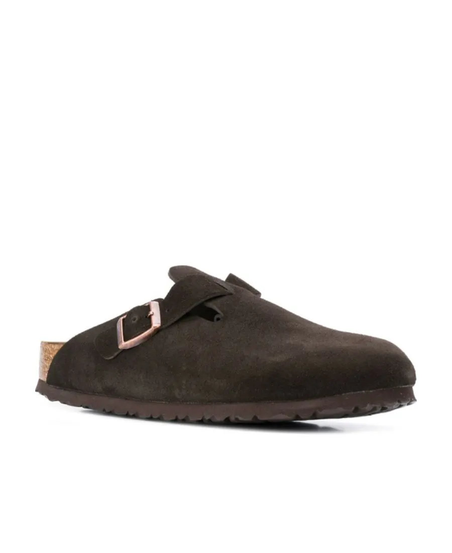 Buckle Detailed Slip-On Sandals