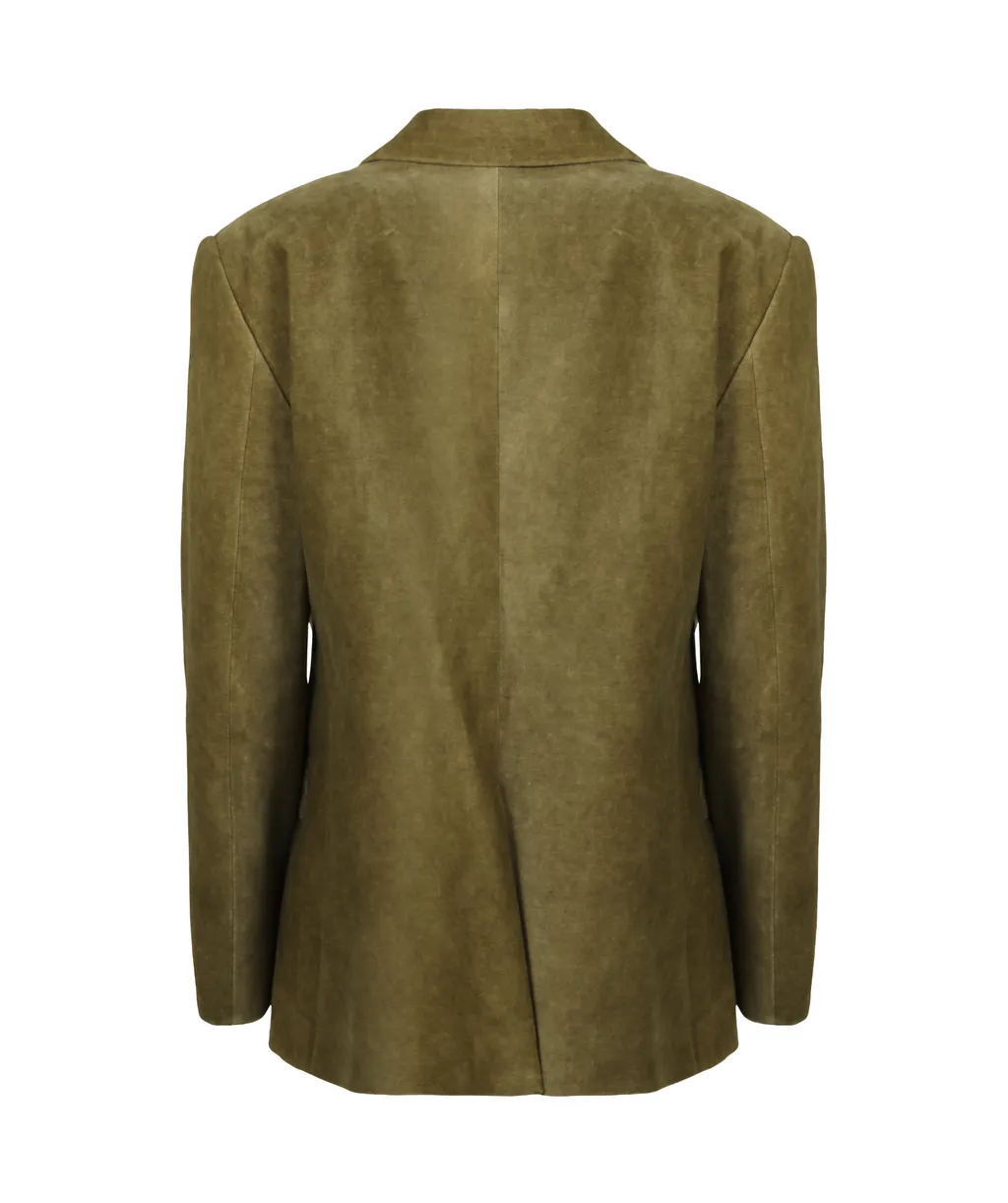 Oversized Double-Breasted Jacket