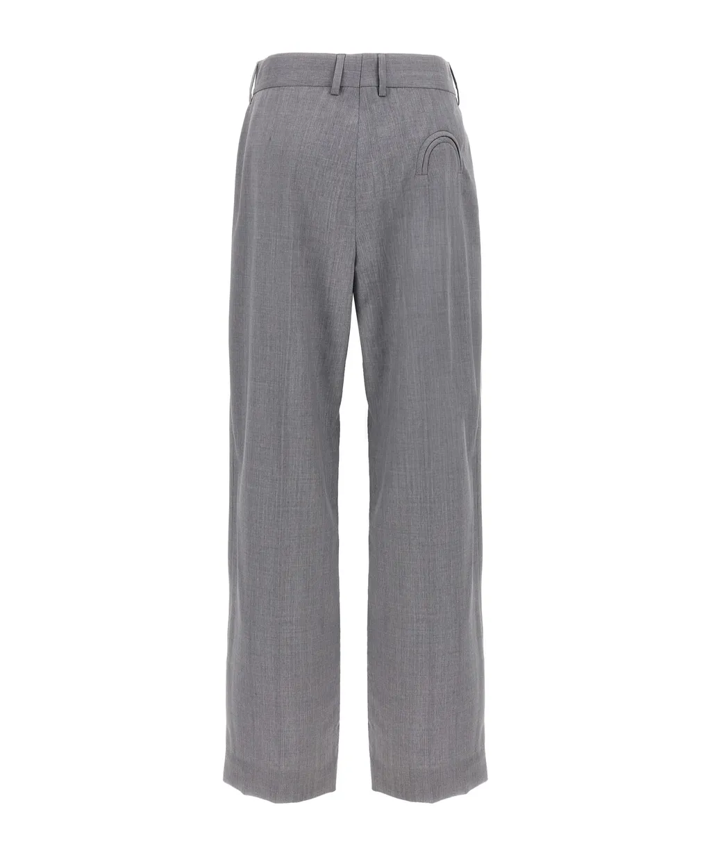 Pleat-Detail Trousers