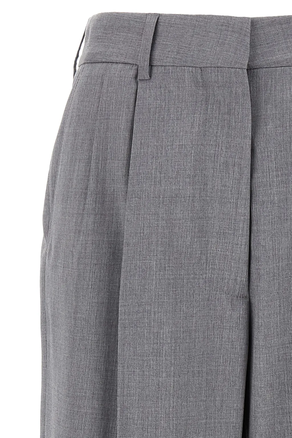 Pleat-Detail Trousers