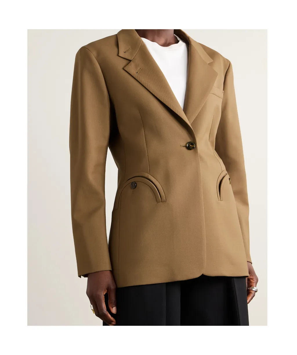 Long-Sleeved Suit Coat