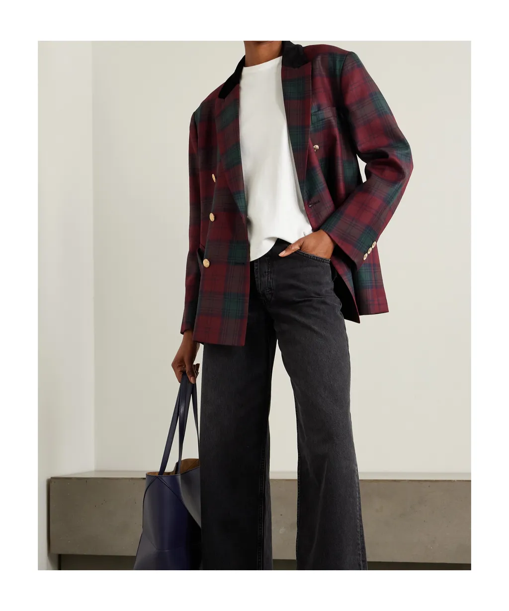 Double-Breasted Blazer