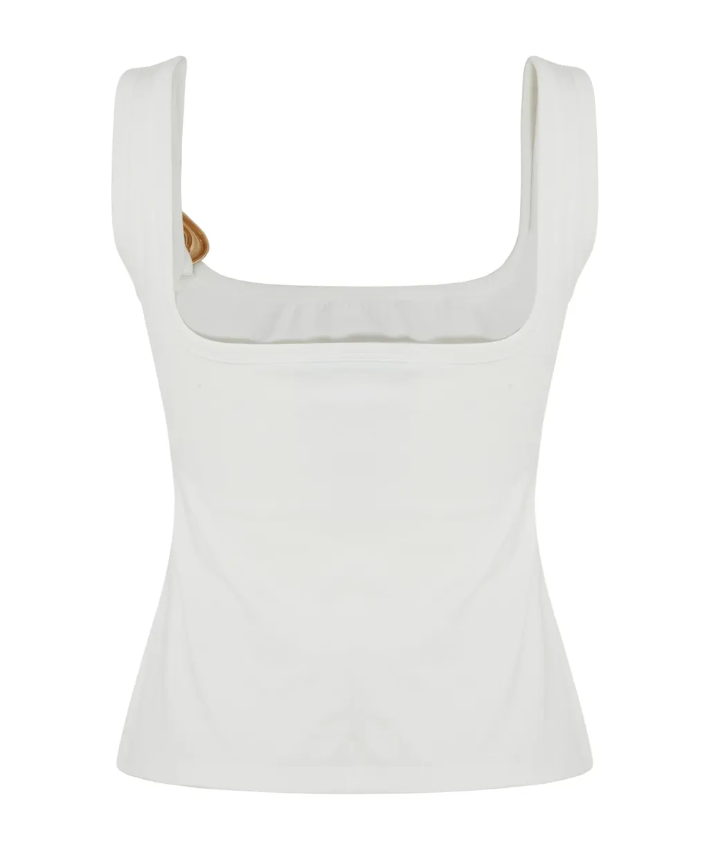 Ring-Detail Tank Top