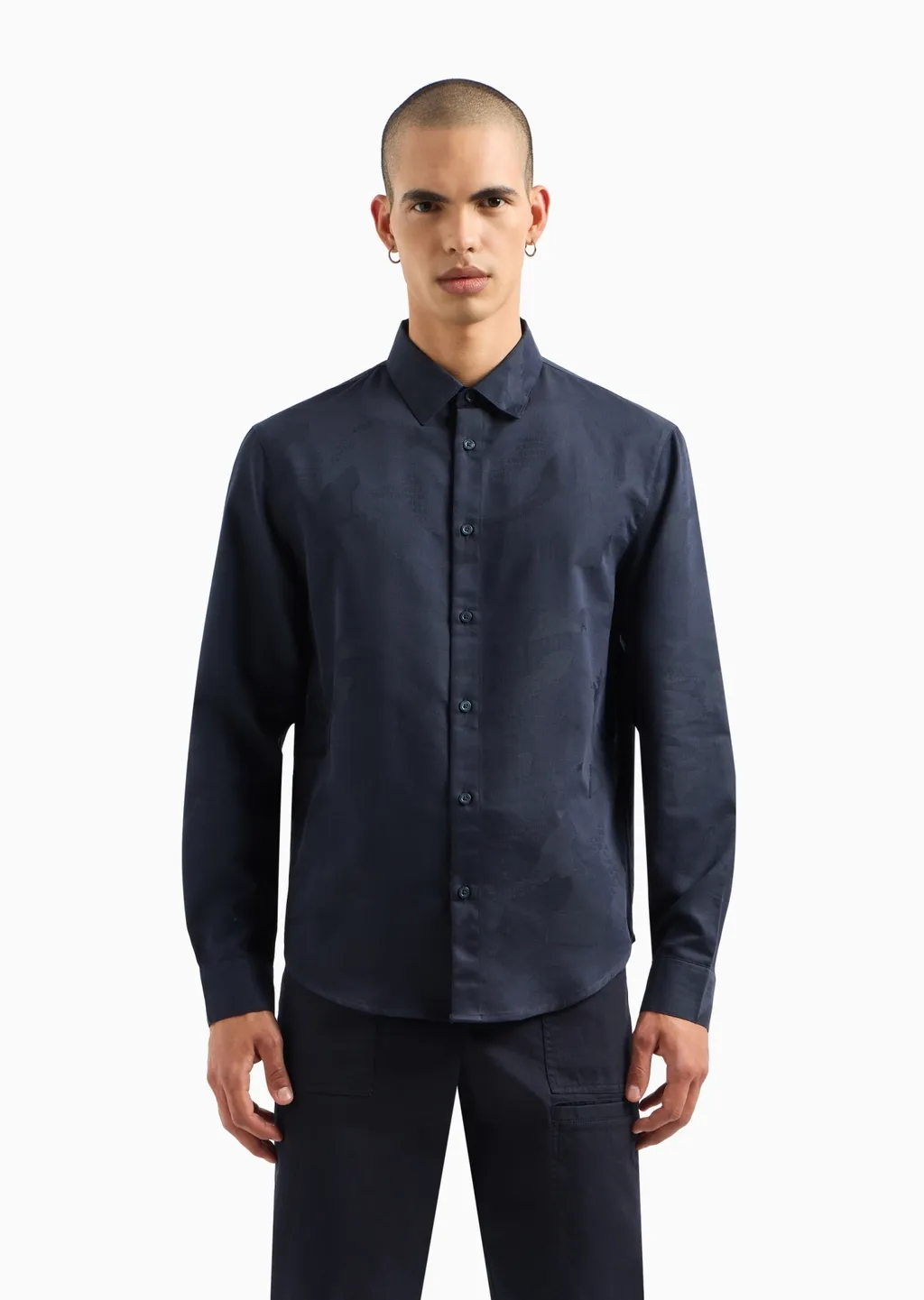 Printed Long-Sleeve Shirt