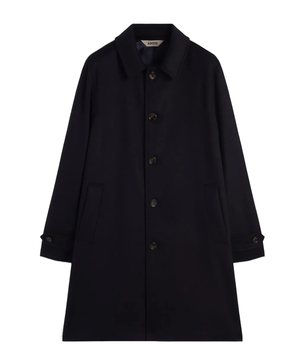 Button-Fastening Coat
