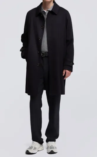 Button-Fastening Coat
