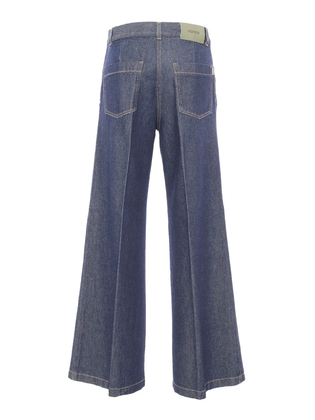 Wide-Leg Denim Trousers