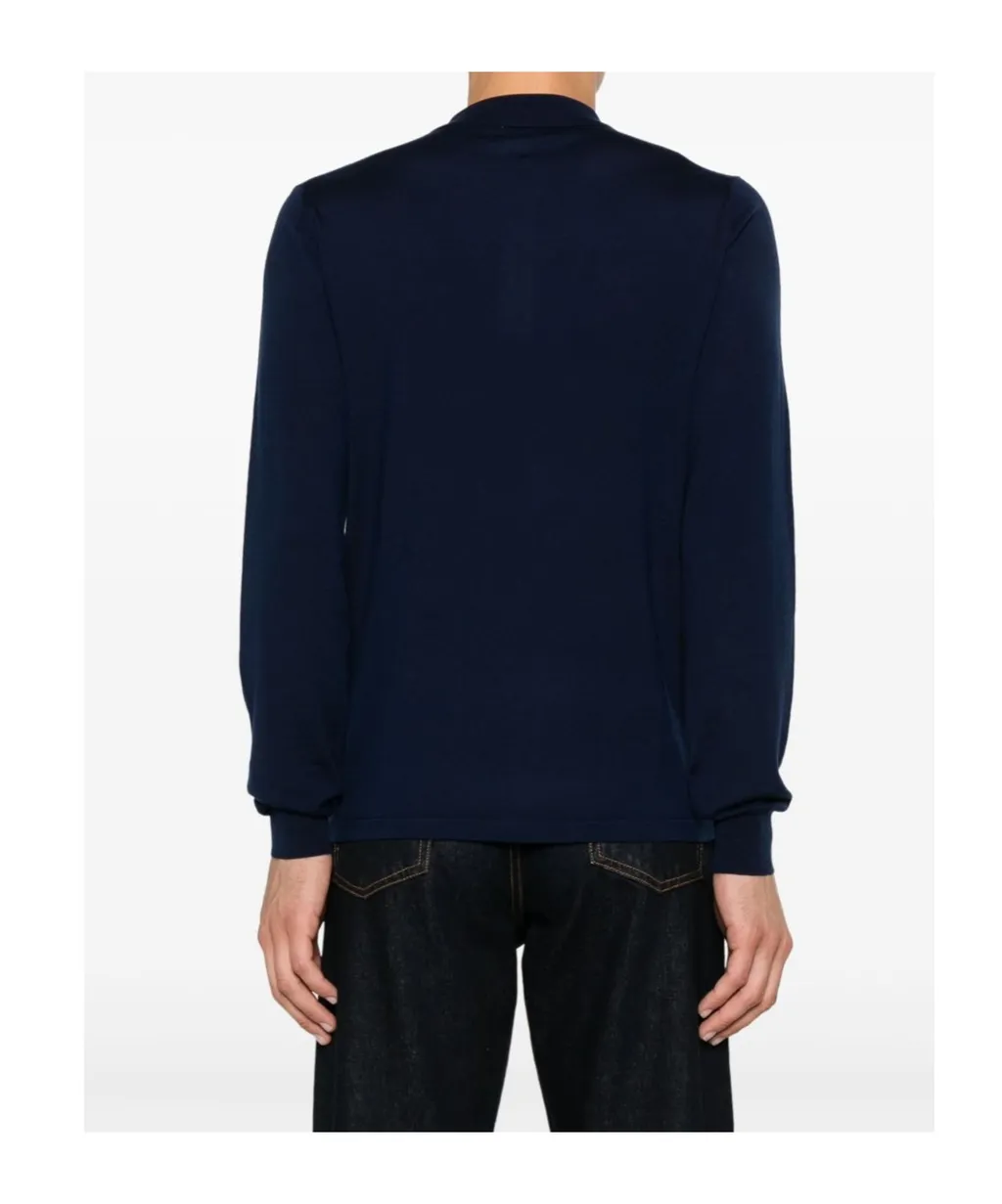 Long-Sleeved Polo Shirt